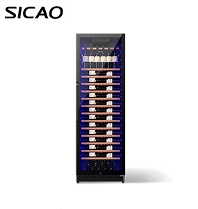 SICAO 470L compresseur de refroidissement par ventilateur refroidisseur de vin à zone unique